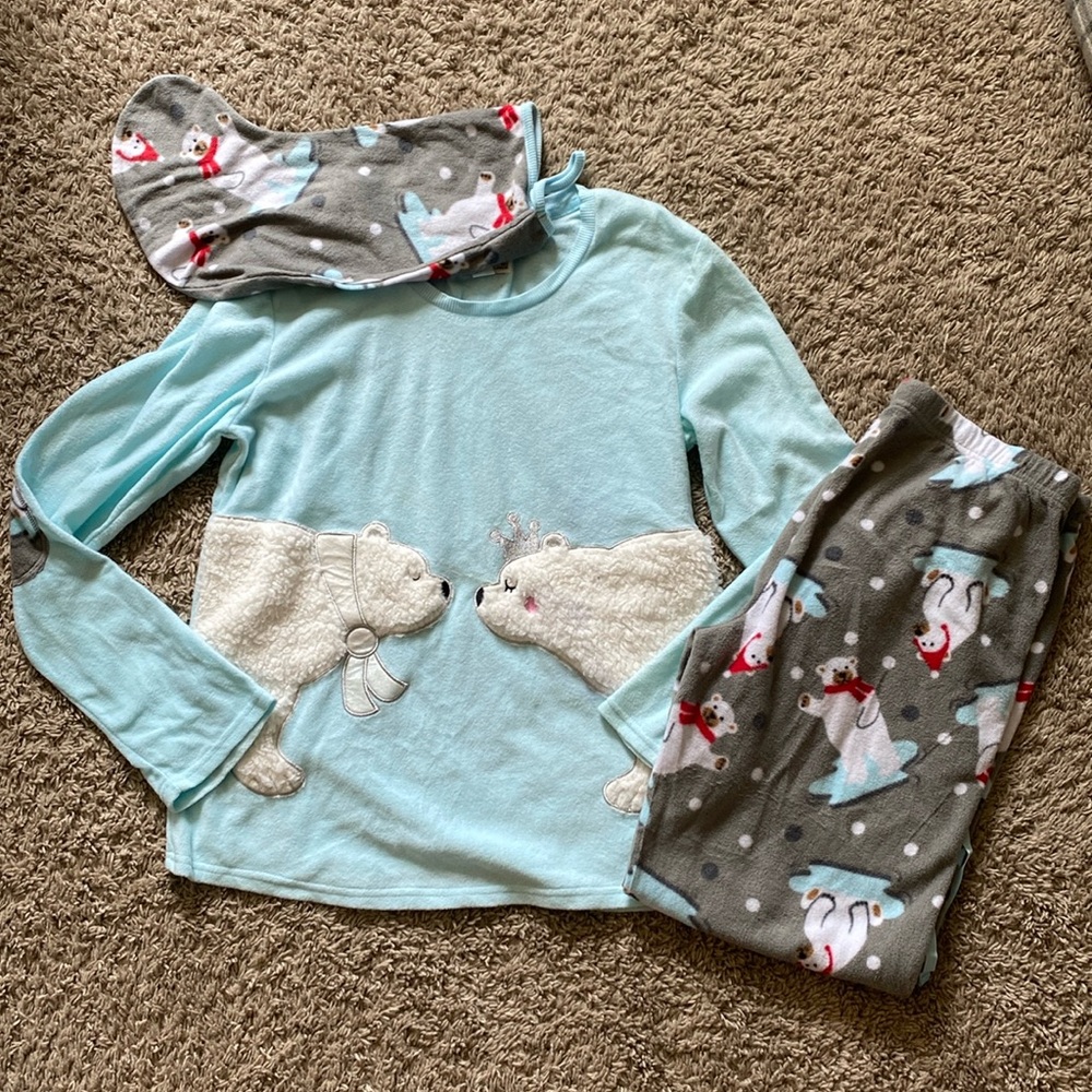 Polar Bear Christmas PJ Set